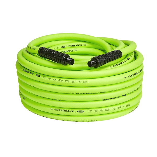 Air Hose, 1/2" x 100, 3/8" MNPT Fitting